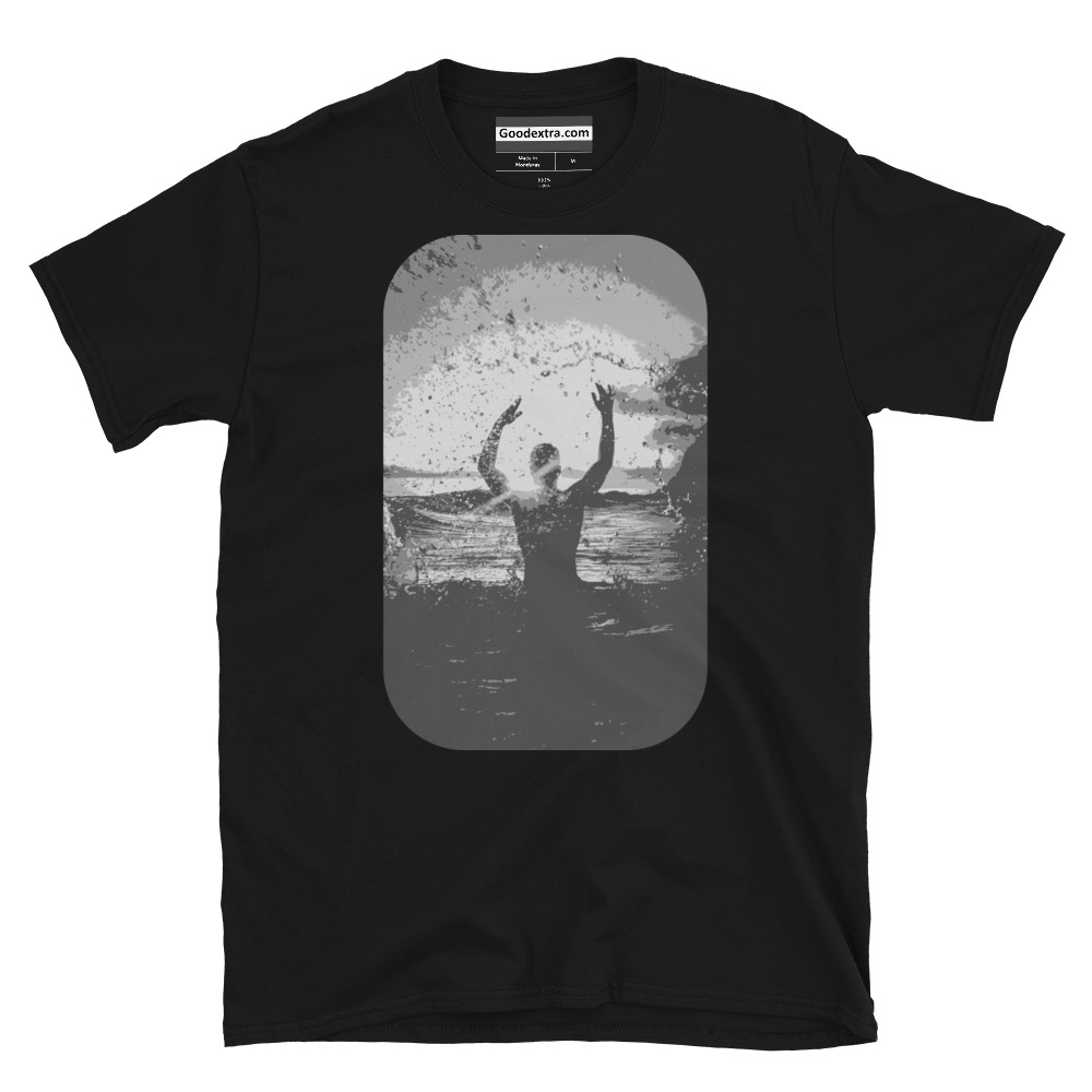 Swimming T-shirt – Post-Swim Celebration – (#4506) Swimming T-shirt – Post-Swim Celebration – (#4506)