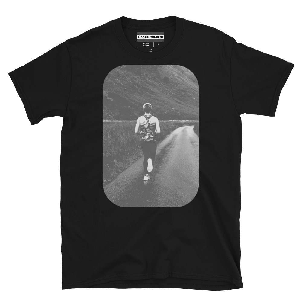 Running, Track & Field T-shirt – Mountainside but with a Pavement – (#5558) Running, Track & Field T-shirt – Mountainside but with a Pavement – (#5558)
