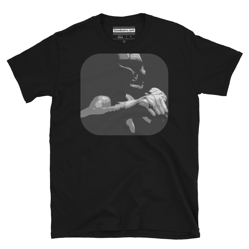Boxing T-shirt – Headgear and Hand Wraps – (#7195)