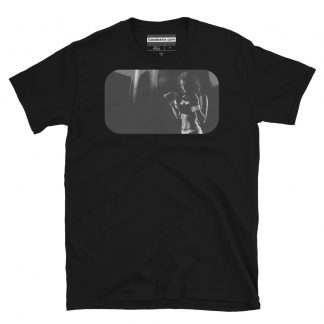 Boxing T-shirt – Female Boxer and Punching Bag – (#9572)