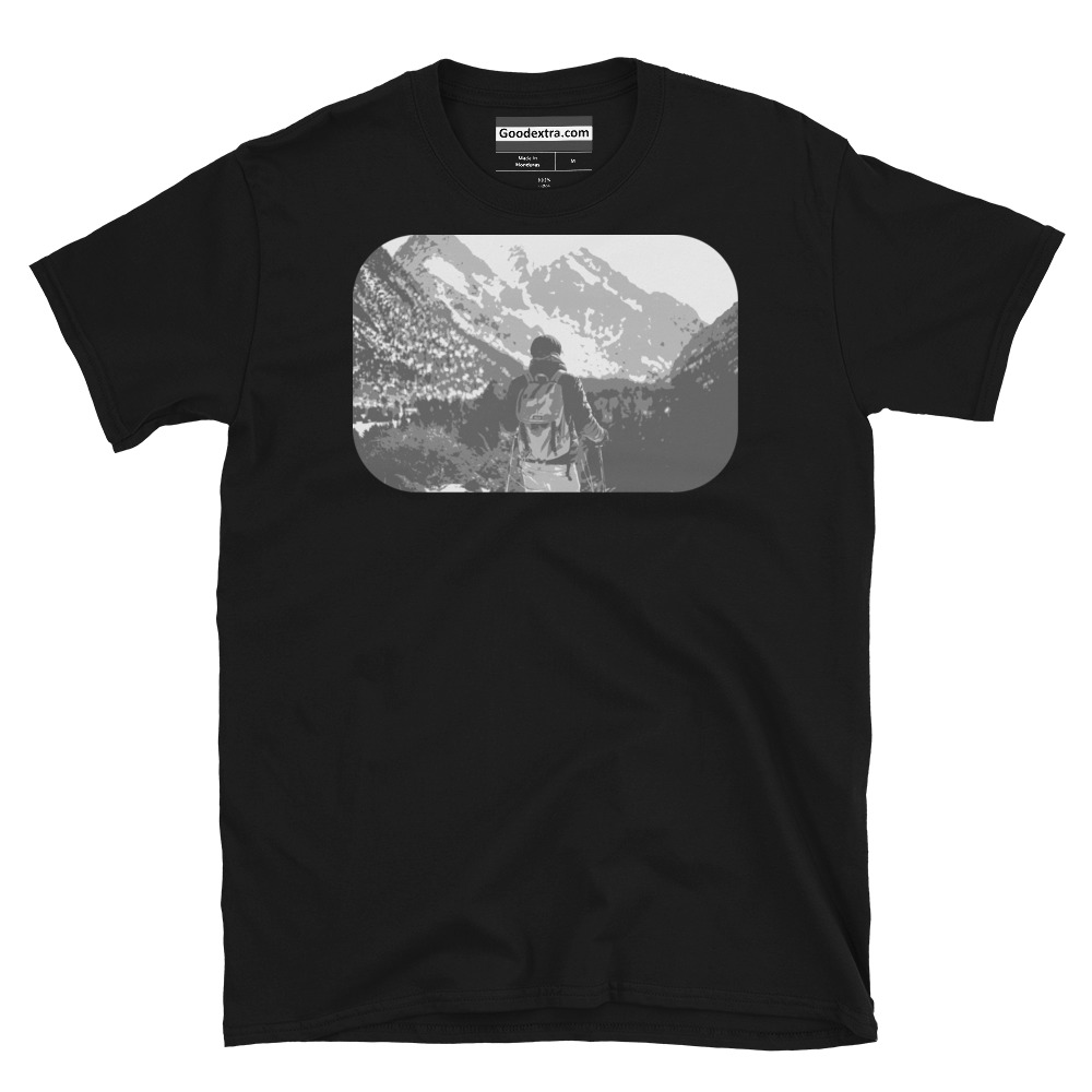 Hiking & Nature T-shirt – Hands on Both Poles – (#3823)