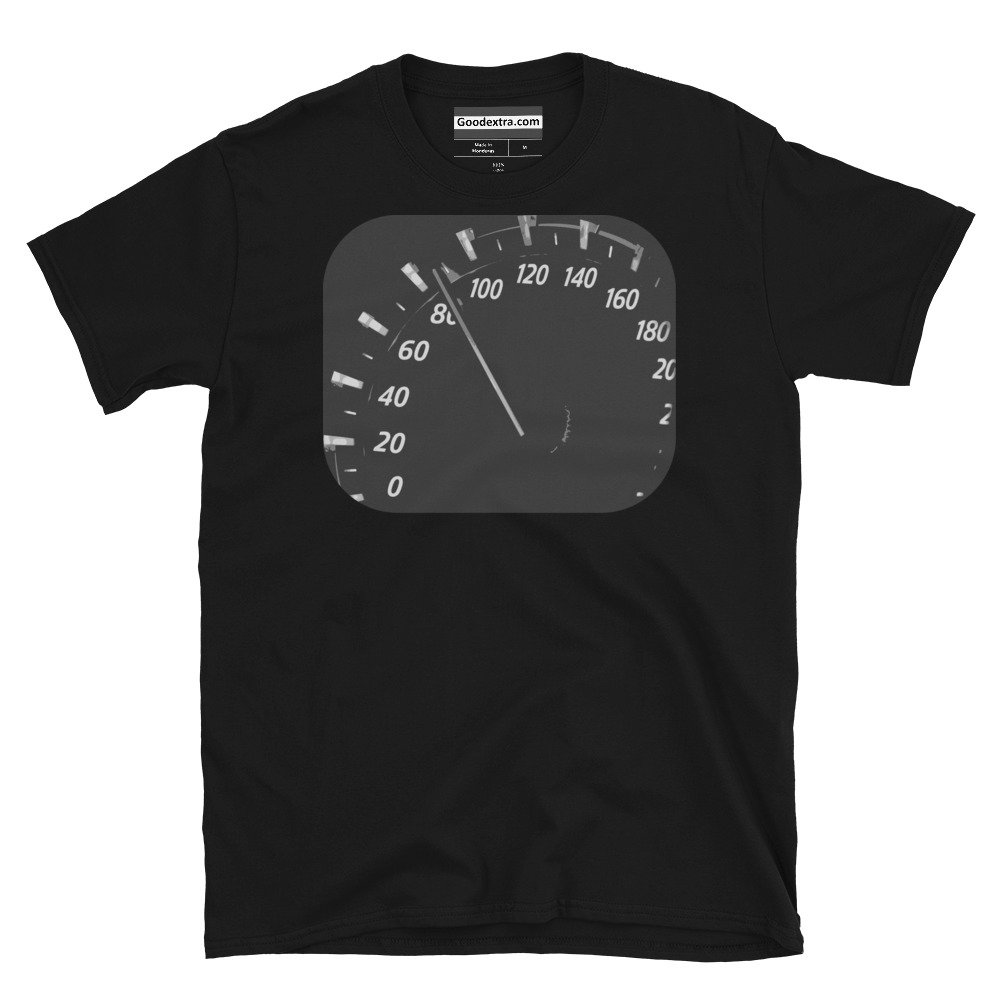 Car & Auto Racing T-shirt – Speedometer – (#6227) Car & Auto Racing T-shirt – Speedometer – (#6227)