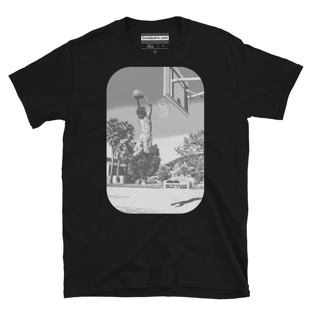 Basketball T-shirt – Going for the Slam Dunk – (#7917)