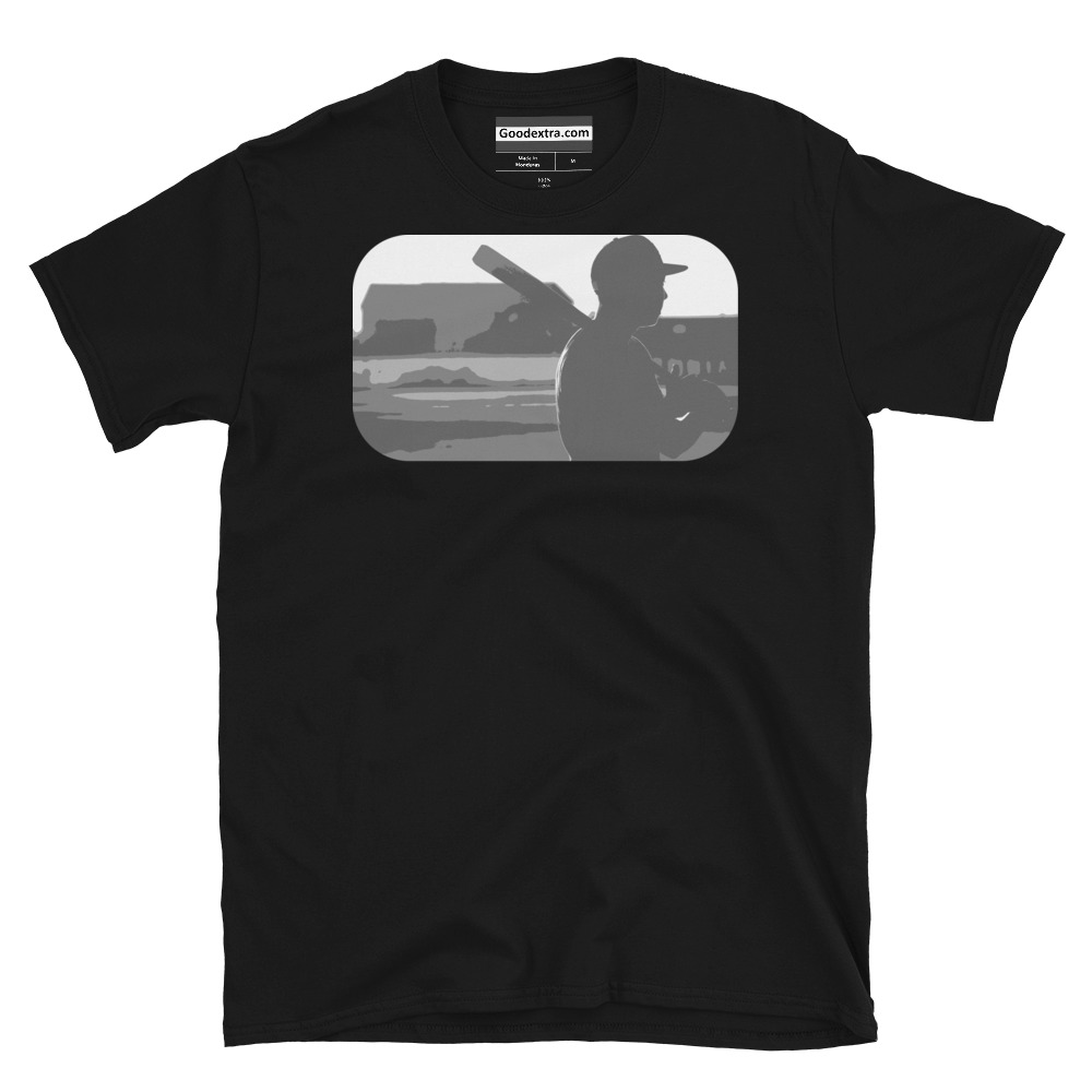 Baseball T-shirt – Batter Silhouette – (#3310) Baseball T-shirt – Batter Silhouette – (#3310)