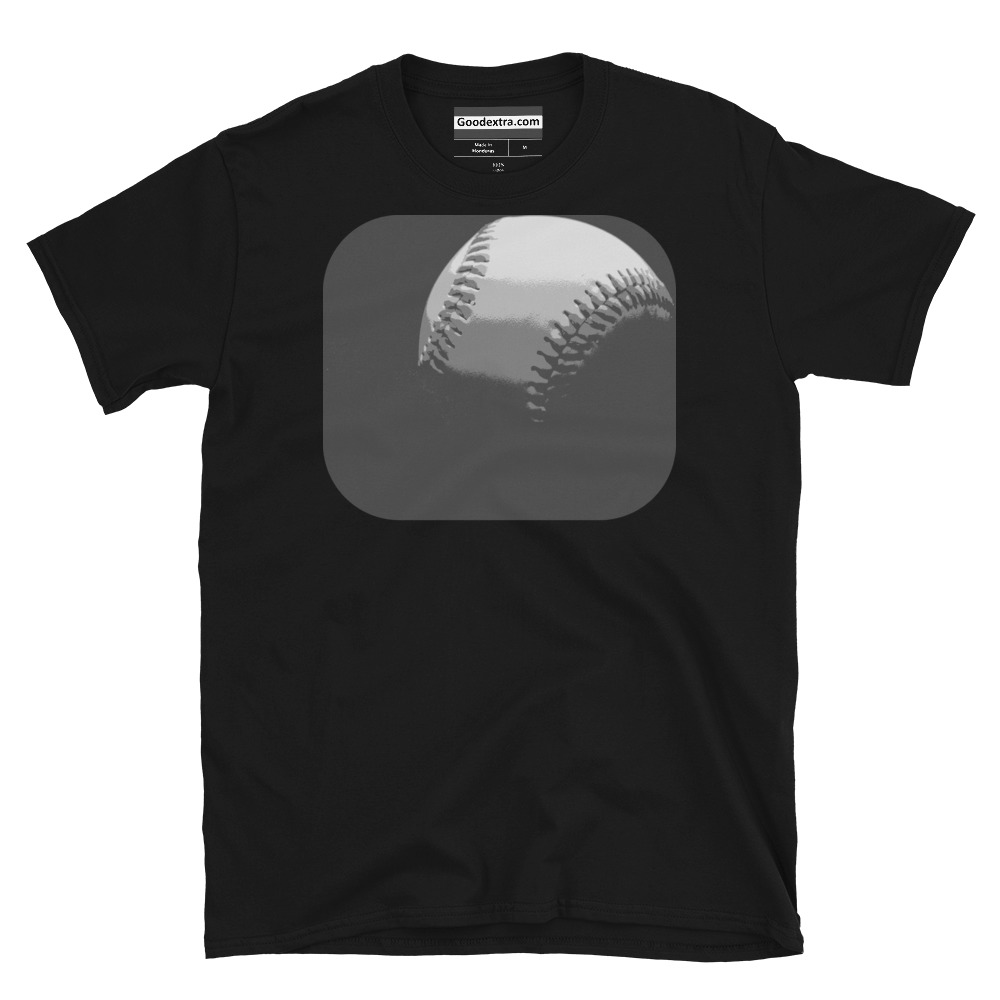 Baseball T-shirt – Baseball Close-Up – (#8897) Baseball T-shirt – Baseball Close-Up – (#8897)