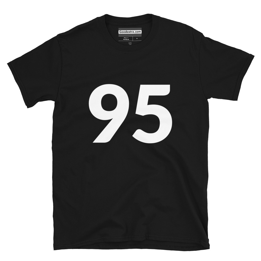 Number T-shirt – Number 95 – (#2545) Number T-shirt – Number 95 – (#2545)