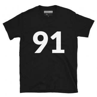 Number T-shirt – Number 91 – (#7453)