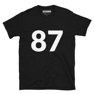 Number T-shirt – Number 87 – (#7990)