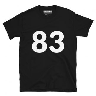 Number T-shirt – Number 83 – (#8261)