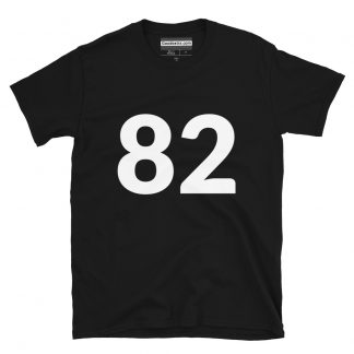 Number T-shirt – Number 82 – (#6321)