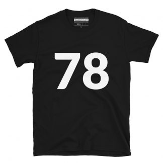 Number T-shirt – Number 78 – (#8835)