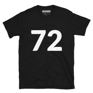 Number T-shirt – Number 72 – (#6235)