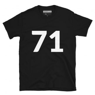 Number T-shirt – Number 71 – (#8277)
