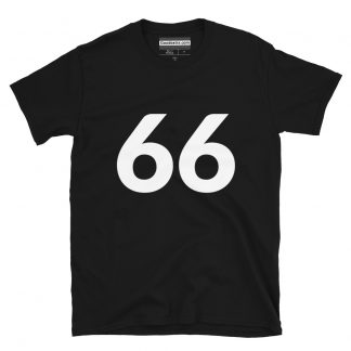 Number T-shirt – Number 66 – (#5967)