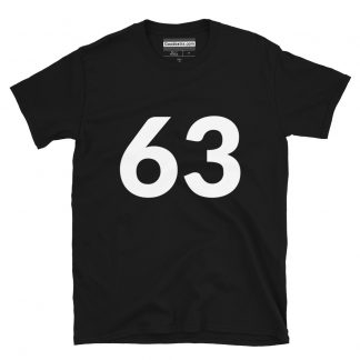 Number T-shirt – Number 63 – (#9595)