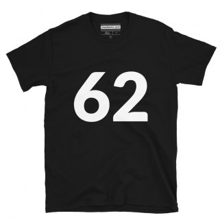 Number T-shirt – Number 62 – (#8450)