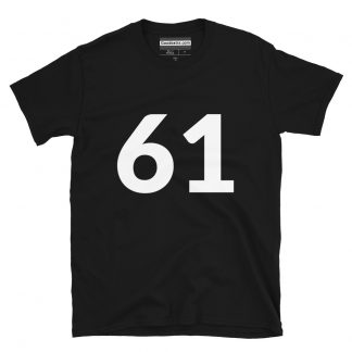Number T-shirt – Number 61 – (#3472)