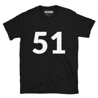 Number T-shirt – Number 51 – (#5101)