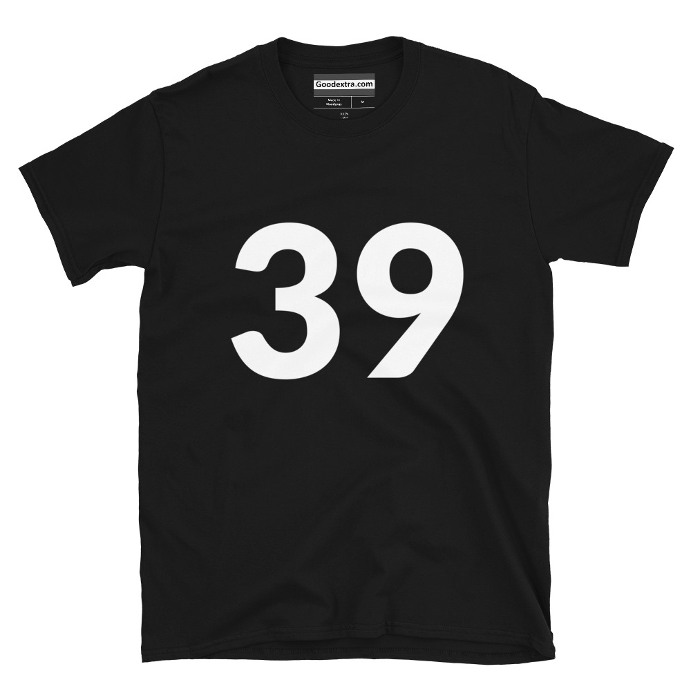 Number T-shirt – Number 39 – (#5451) Number T-shirt – Number 39 – (#5451)