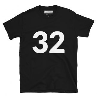 Number T-shirt – Number 32 – (#8828)