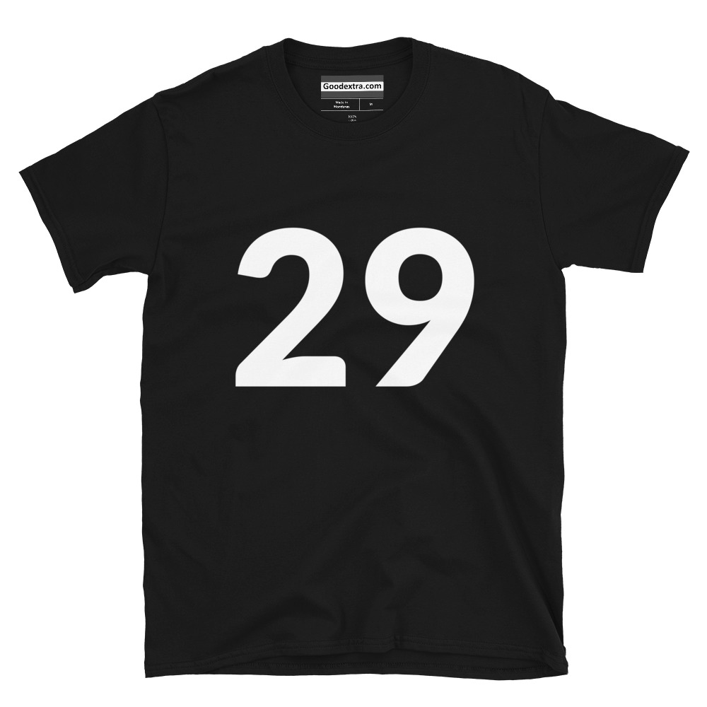 Number T-shirt – Number 29 – (#5481) Number T-shirt – Number 29 – (#5481)