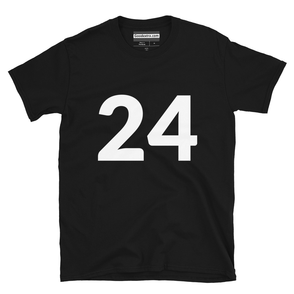 Number T-shirt – Number 24 – (#6612) Number T-shirt – Number 24 – (#6612)