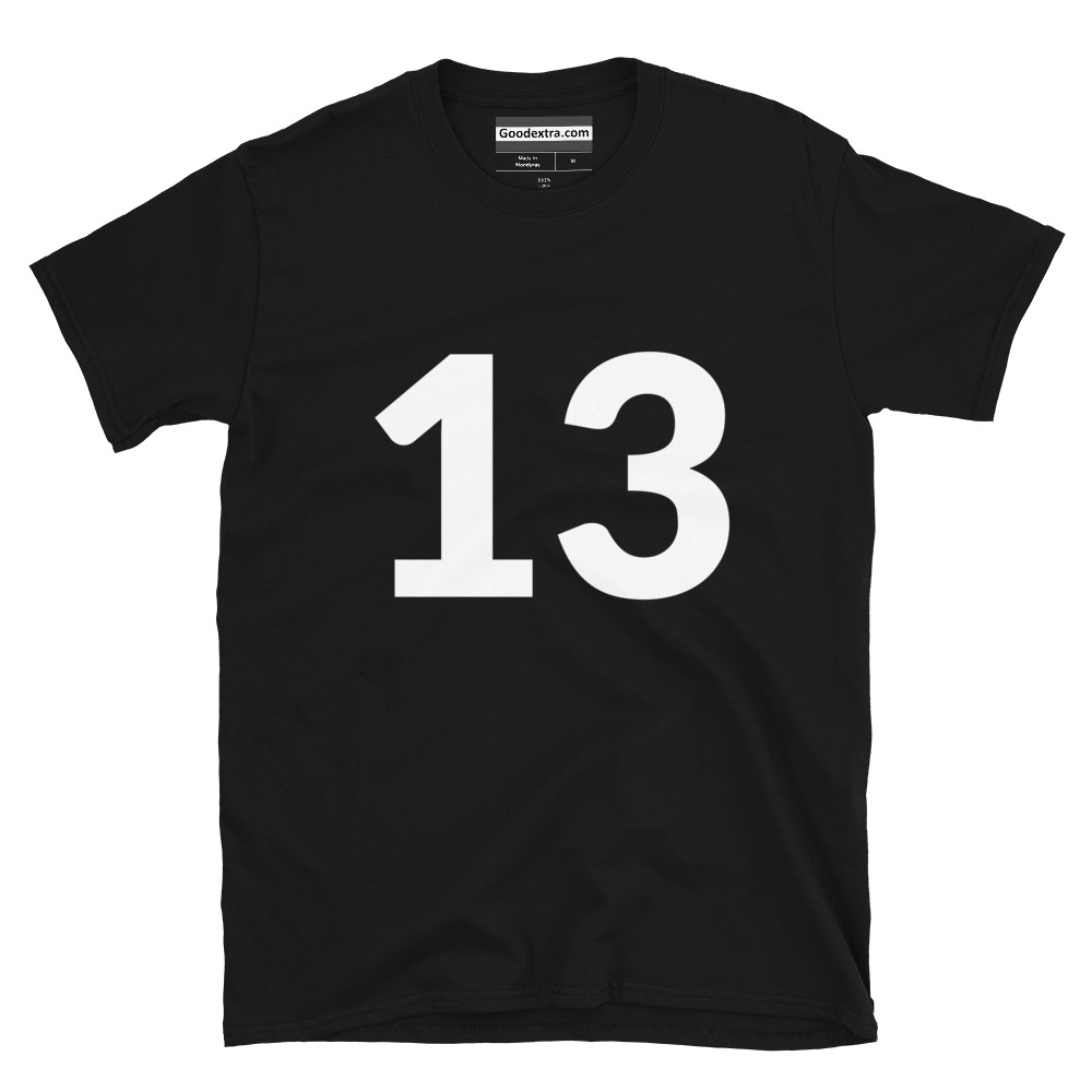 Number T-shirt – Number 13 – (#4095) Number T-shirt – Number 13 – (#4095)