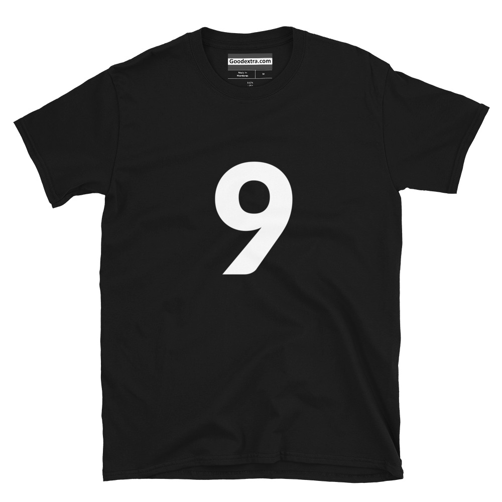 Number T-shirt – Number 09 – (#5831) Number T-shirt – Number 09 – (#5831)