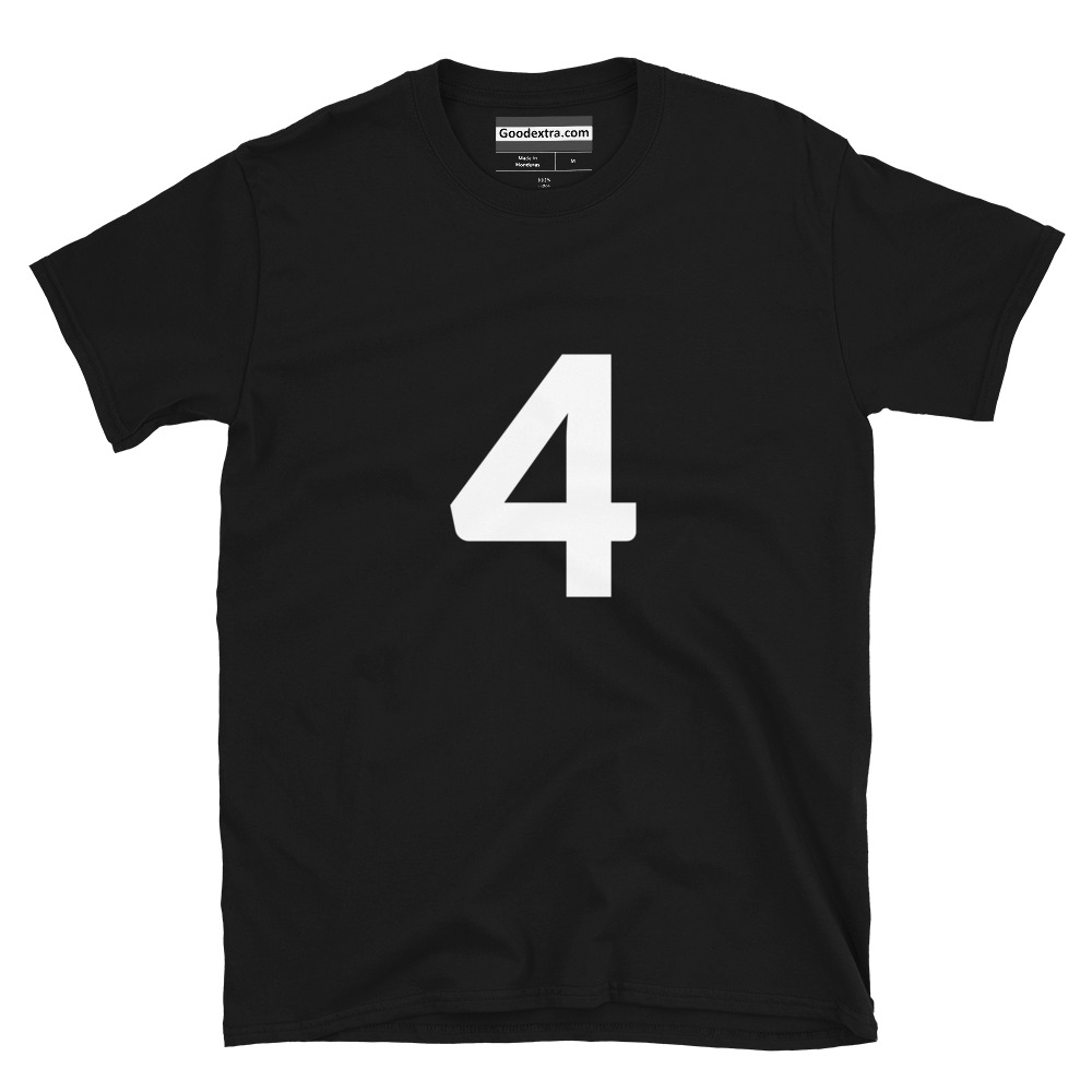 Number T-shirt – Number 04 – (#6467)