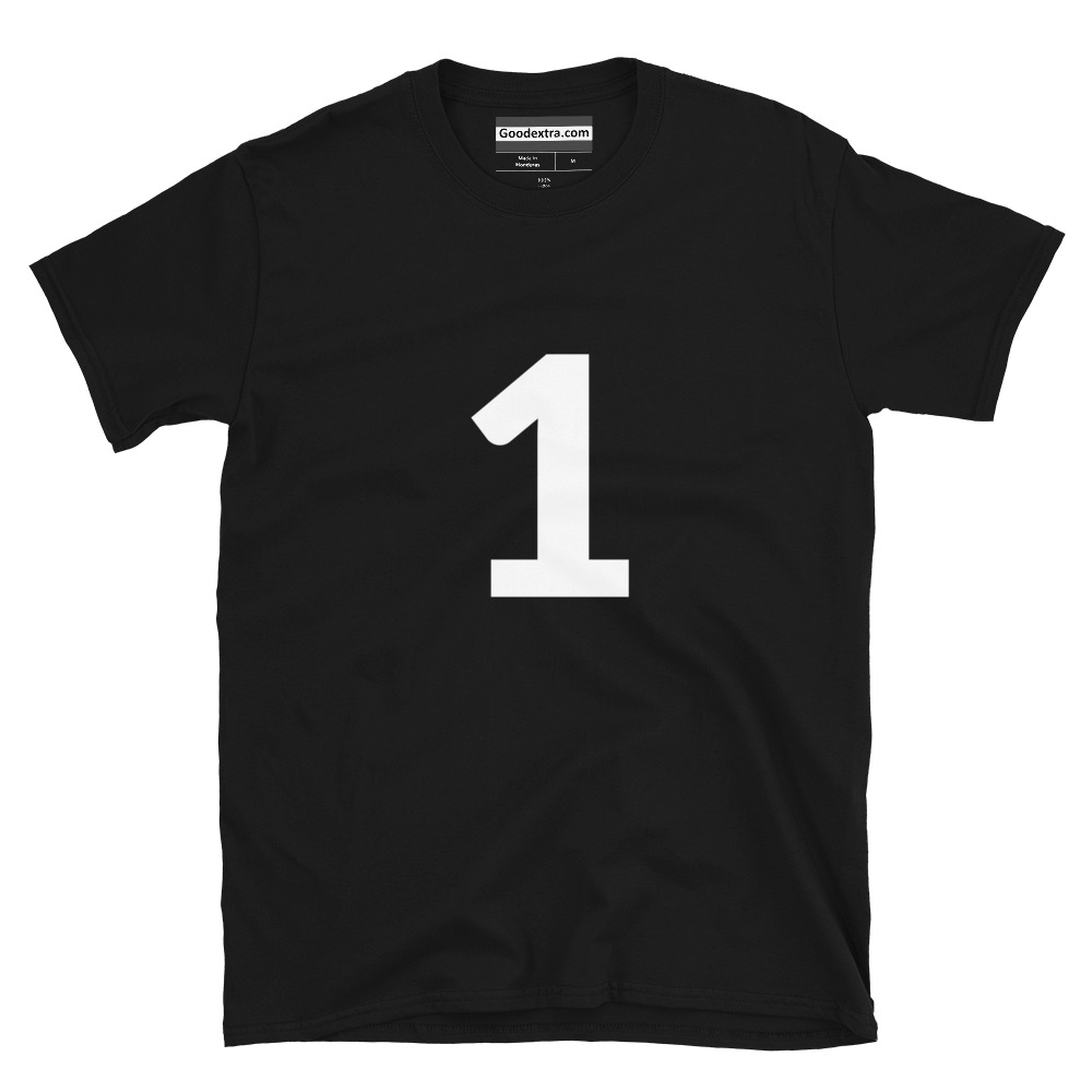 Number T-shirt – Number 01 – (#3477)