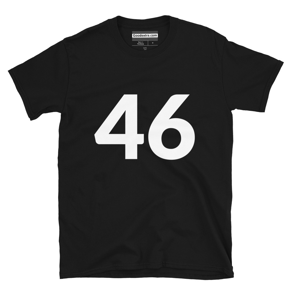 Number T-shirt – Number 46 – (#1868) Number T-shirt – Number 46 – (#1868)