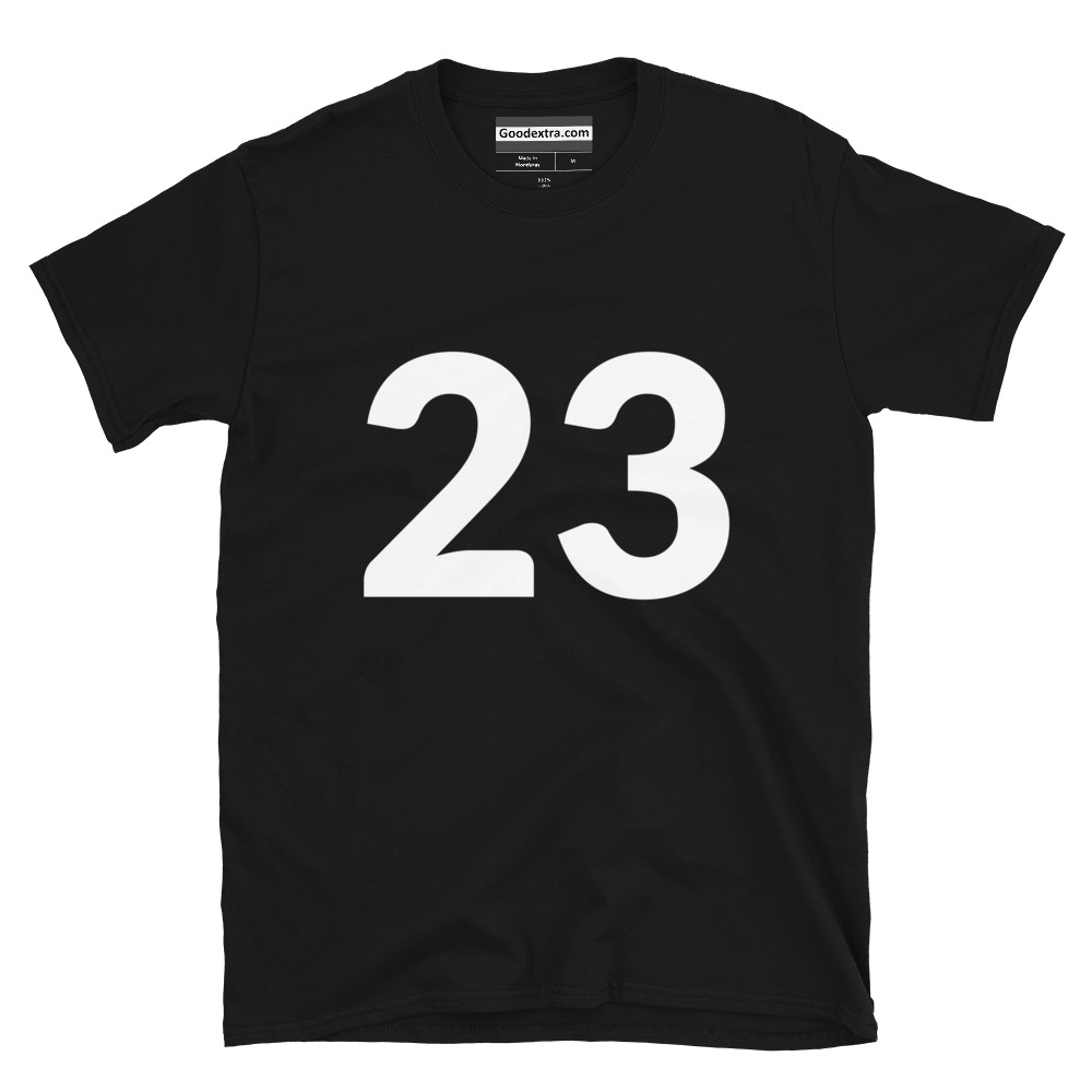 Number T-shirt – Number 23 – (#1504) Number T-shirt – Number 23 – (#1504)