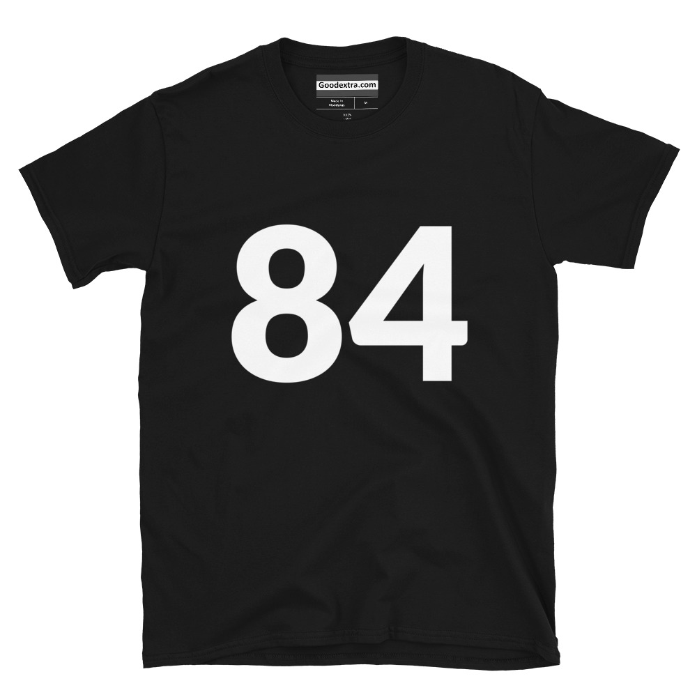 Number T-shirt – Number 84 – (#1450)
