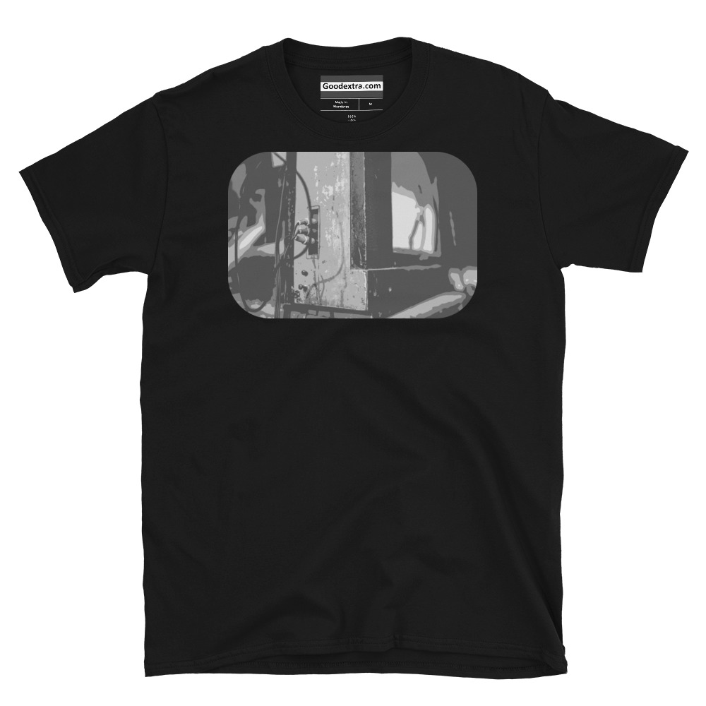 Movie & TV T-shirt – RCA Connector on TV – (#9518) Movie & TV T-shirt – RCA Connector on TV – (#9518)