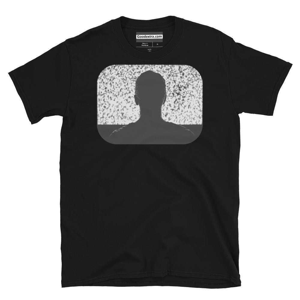 Movie & TV T-shirt – In Front of the TV Screen – (#5622) Movie & TV T-shirt – In Front of the TV Screen – (#5622)