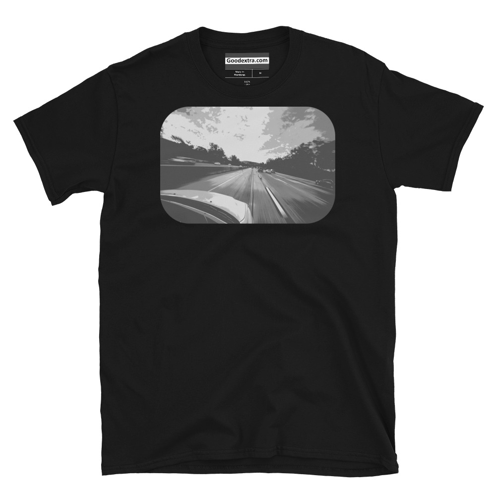 Travel & Transportation T-shirt – Fast Lane on the Freeway – (#7719) Travel & Transportation T-shirt – Fast Lane on the Freeway – (#7719)