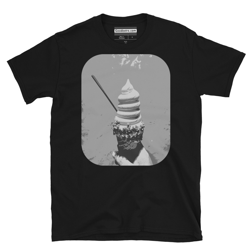 Food T-shirt – Soft Serve Ice Cream in a Cone – (#6488) Food T-shirt – Soft Serve Ice Cream in a Cone – (#6488)